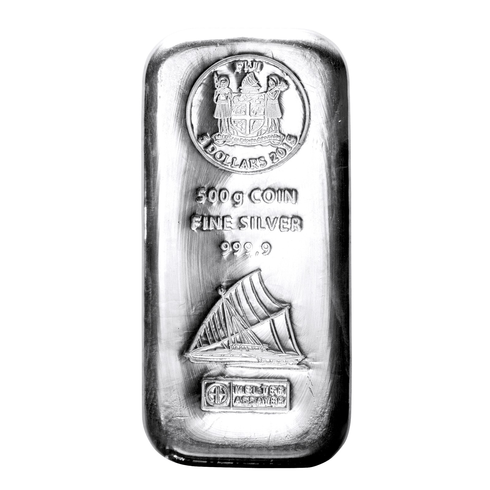 500 Gramm Silber Argor Heraeus Niue Silbermünze (Sonderprägung in Barrenform), Differenzbesteuert § 24 UStG