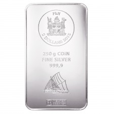 250 Gramm Silber Argor Heraeus Niue Silbermünze (Sonderprägung in Barrenform), Differenzbesteuert § 24 UStG