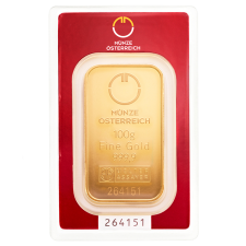 100 Gramm Goldbarren Münze Österreich LBMA zertifiziert